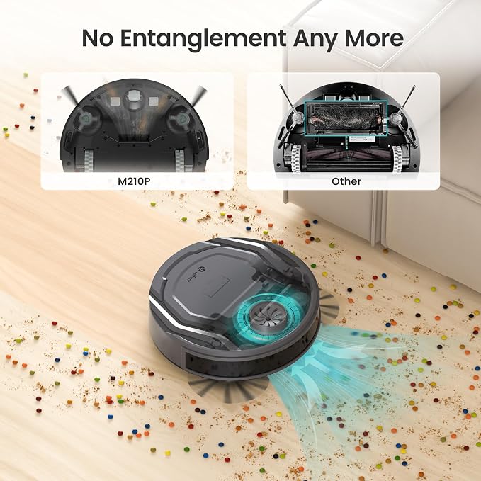 Lefant M210P Robot Vacuum Cleaner, Super Thin, Powerful Suction, Self-Charging - Image 4