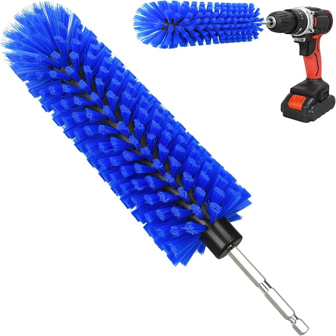 Drill Brush for Car Wheel and Bottle, Highly Dense and Durable Car Cleaning by DkOvn