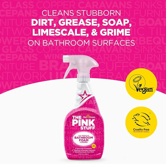 Stardrops - The Pink Stuff - The Miracle Bathroom Foam Cleaner 750ml 2-Pack - Image 2