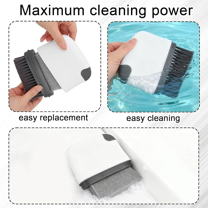 2pcs 2-in-1 Groove Cleaning Brush, 2025 Upgraded Crack Cleaner Tool Handheld - Image 5