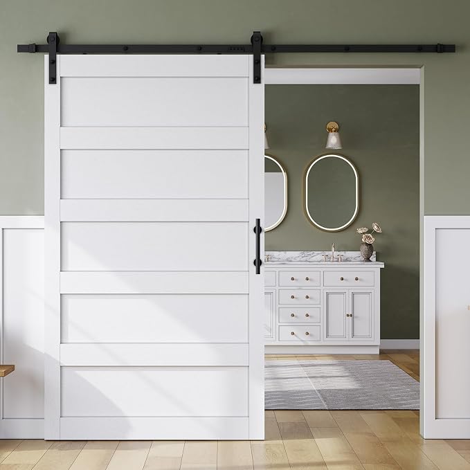 SmartStandard 48in x 84in Sliding Barn Door by SMARTSTANDARD