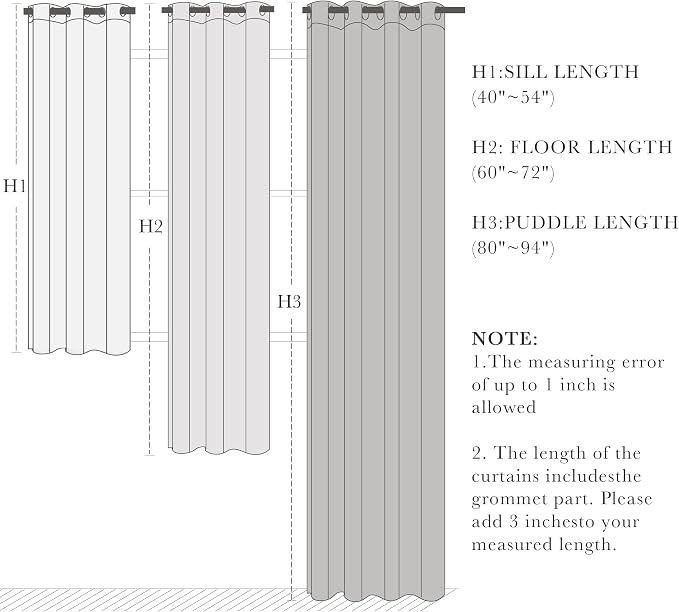 PONY DANCE Blackout Curtains 54 Long - Image 7