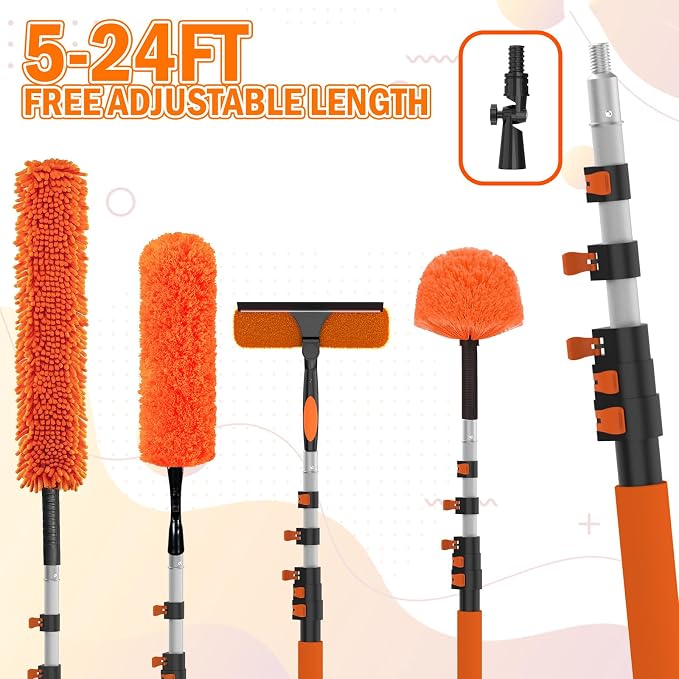 30FT High Reach Duster Cleaning Kit - Image 8