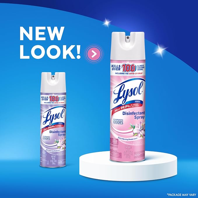 Lysol Disinfectant Spray, Sanitizing And Antibacterial Spray, - Image 7