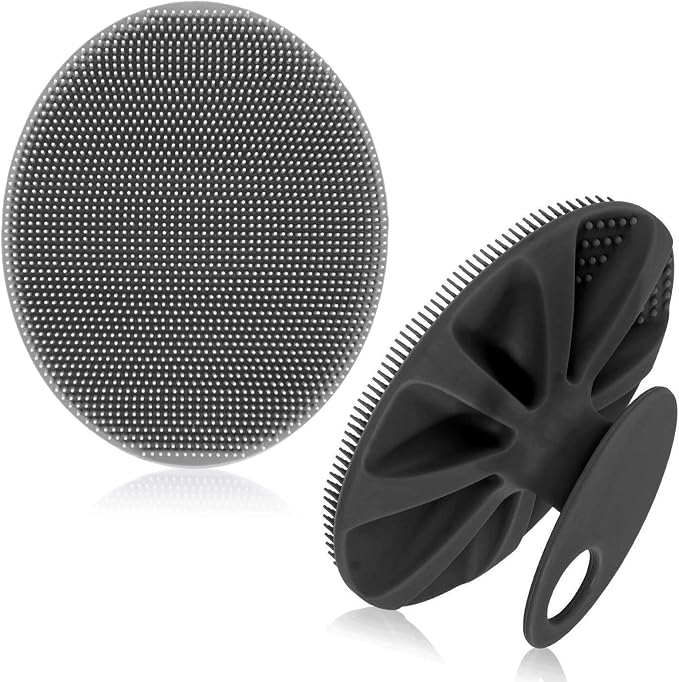 INNERNEED Soft Silicone Body Scrubber Exfoliating Glove Shower Cleansing Brush by INNERNEED