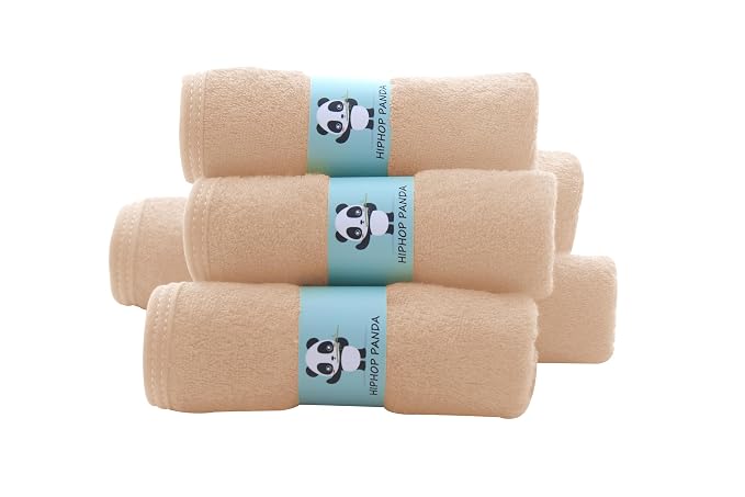 HIPHOP PANDA Baby Washcloths, Rayon Made from Bamboo - Image 2