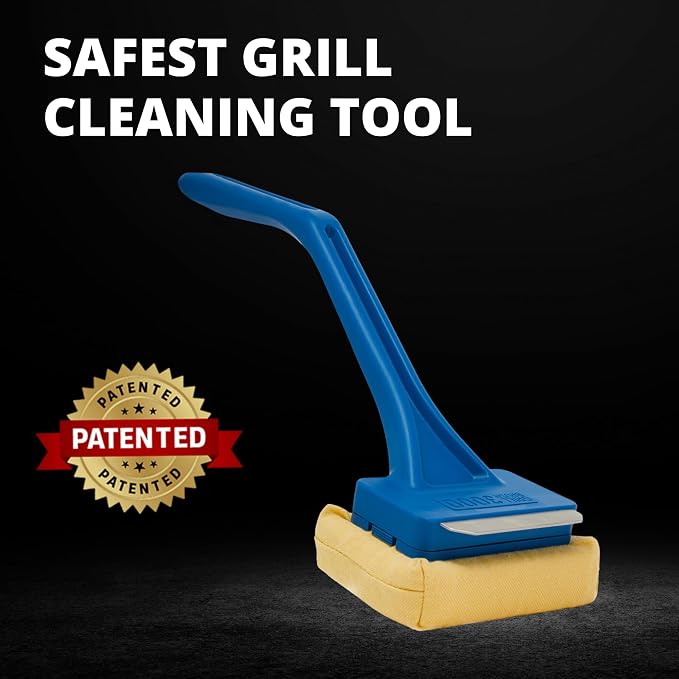 Grill Rescue BBQ Replaceable Scraper Cleaning Head, Bristle Free Grill Brush- - Image 2