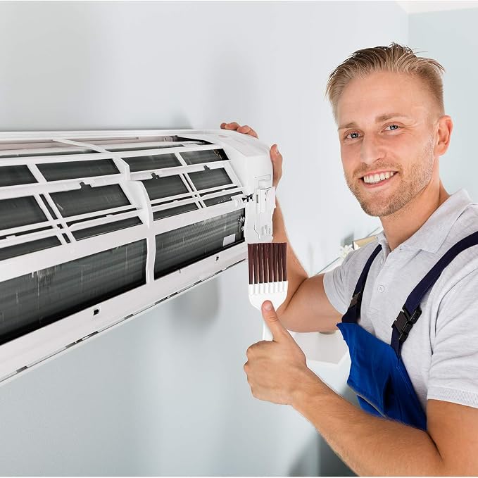 Boao 8 Packs Coil Brush Air Conditioner Condenser Refrigerator Cleaning HVAC - Image 4