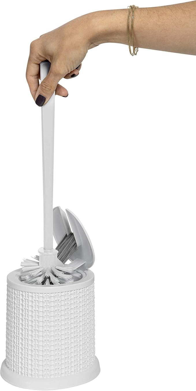 Bath Bliss Self Closing Lid Toilet Brush - Image 3