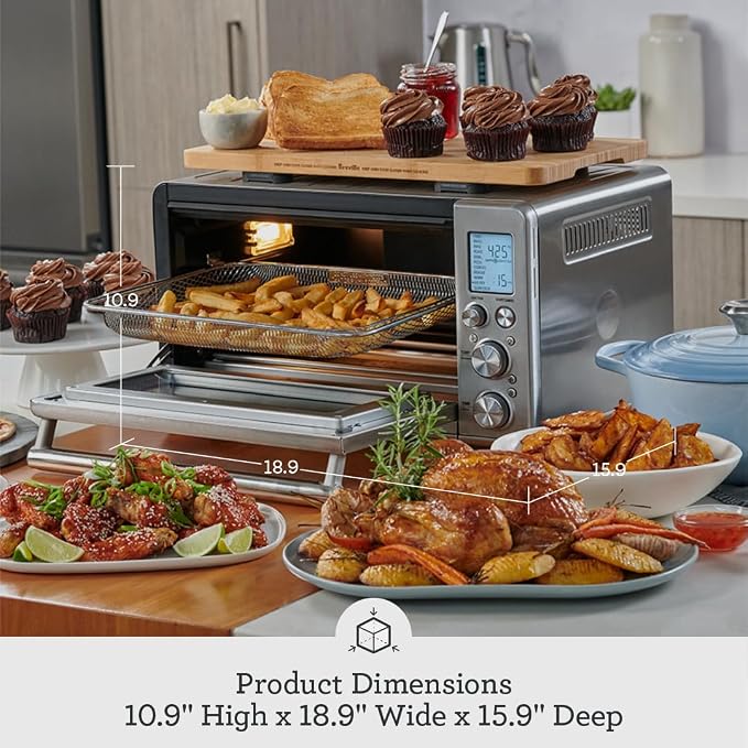 Breville BOV860DBL Smart Oven Air Fryer and Convection Oven, Damson Blue - Image 6