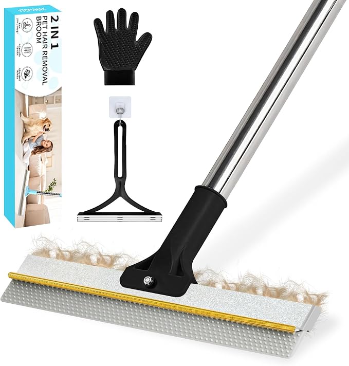 Carpet Rake for Pet Hair Removal by Homesuppliesanddogsupplies