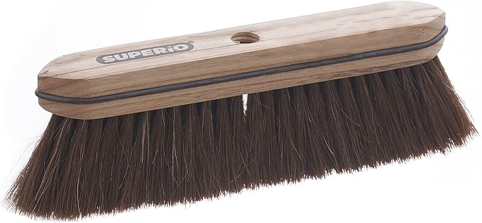 Superio Horsehair Broom, Heavy Duty Home and Kitchen Broom Easy, Sweeping Dust - Image 7