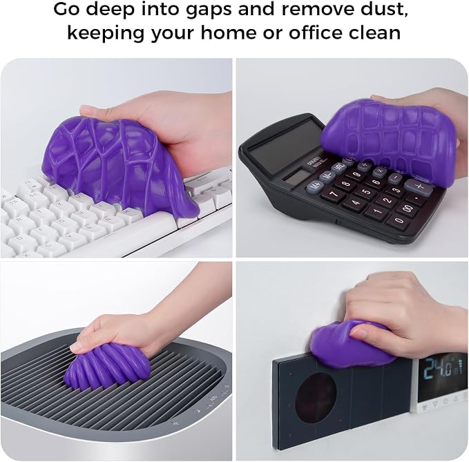 COLORCORAL Handheld Vacuum &Computer Air Duster and Keyboard Cleaning Gel - Image 4