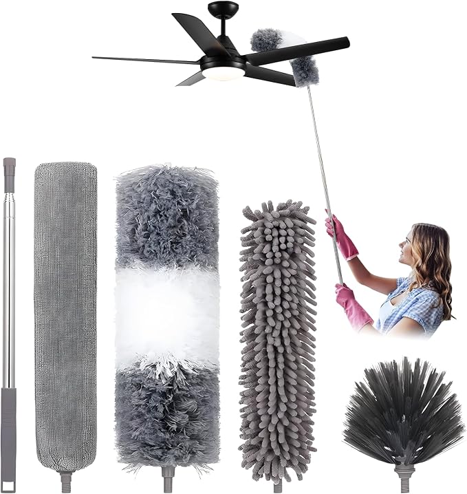 HAMEINY Feather Duster for Cleaning Microfiber Furniture Dusters by Unknown