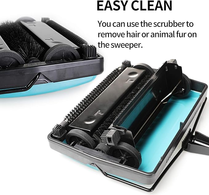 Yocada Carpet Sweeper Cleaner for Home Office Low&Undercoat Carpets Rugs Pet - Image 4