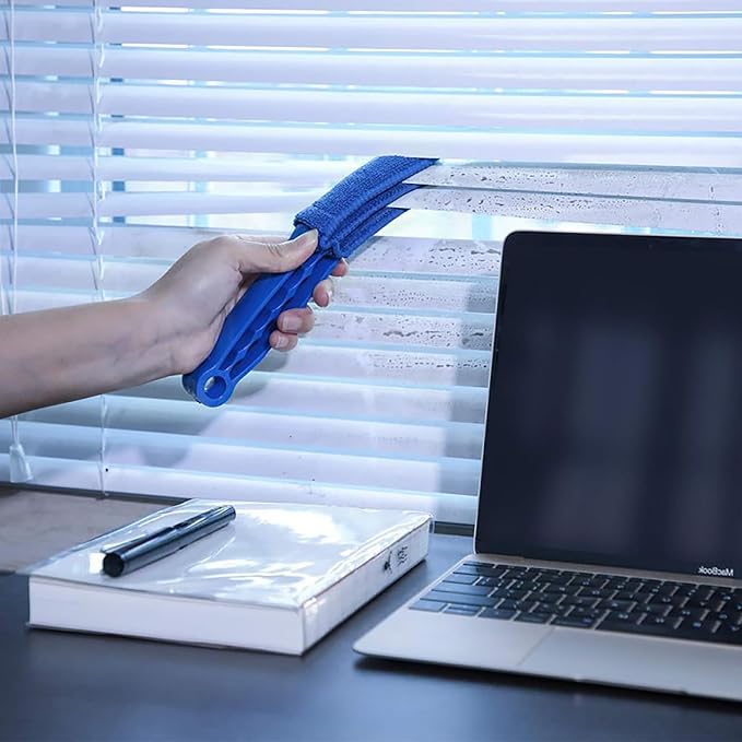 Universal Blind Cleaning Brush, Microfiber Venetian Blind Cleaner Brush Tool - Image 3