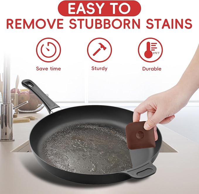Pan Scraper, Pan Scraper Plastic, Food Safe, High Heat Resistant - Image 2