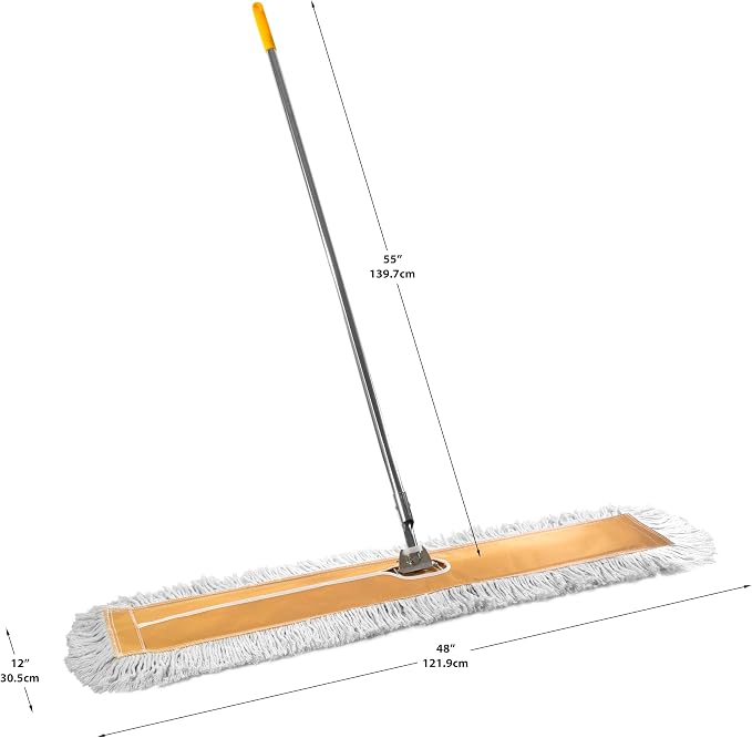 Commercial Dust Mop – 48” Floor Sweeper - Image 2