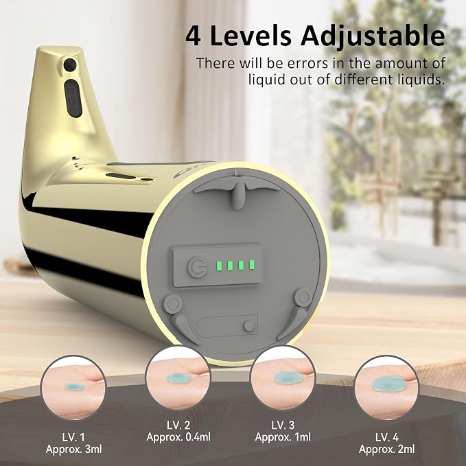 Convenient Automatic Soap Dispenser, 4 Adjustable Levels Touchless Hand - Image 6