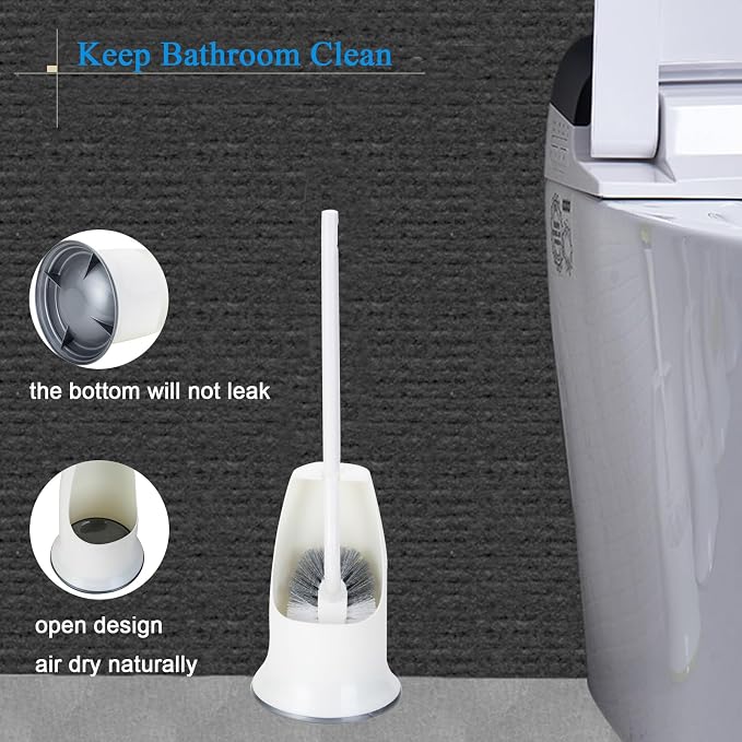 2 Pack Curved Toilet Bowl Brush - Image 6