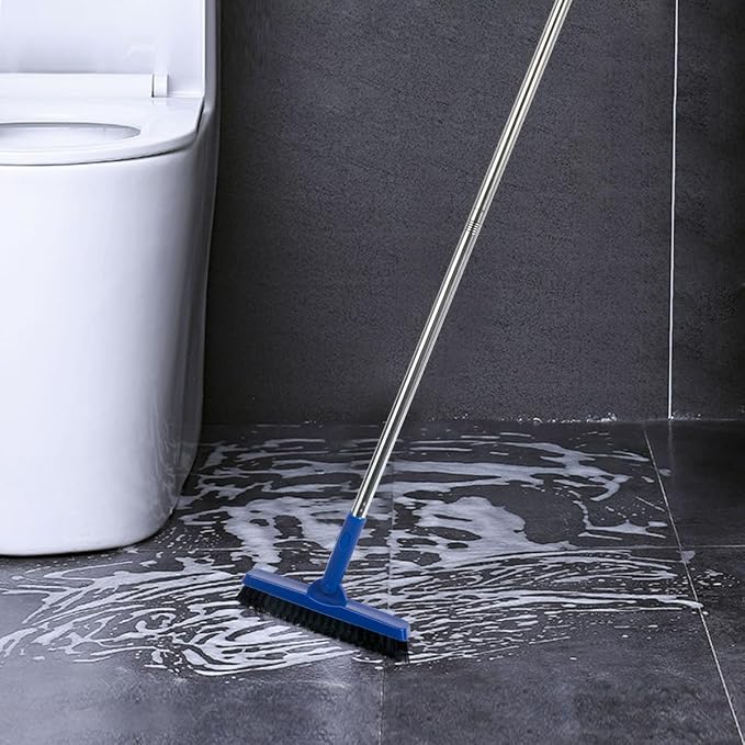 CELOX Heavy Duty Long Handle Scrub Brush, Tile Scrub Brush - Image 7