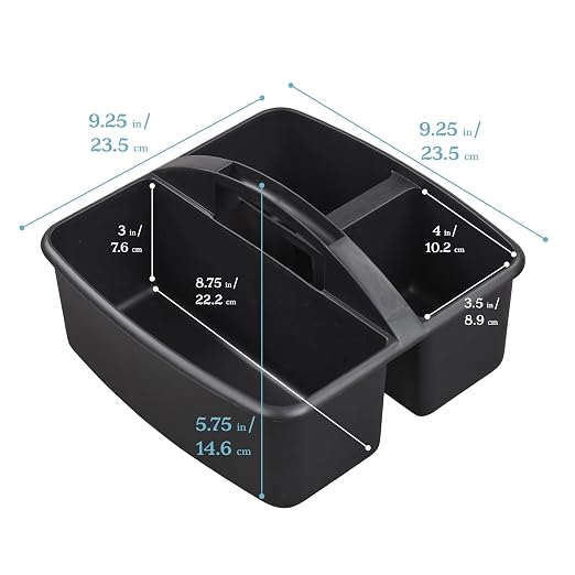ECR4Kids 3-Compartment Storage Caddy, Storage Organizer - Image 2