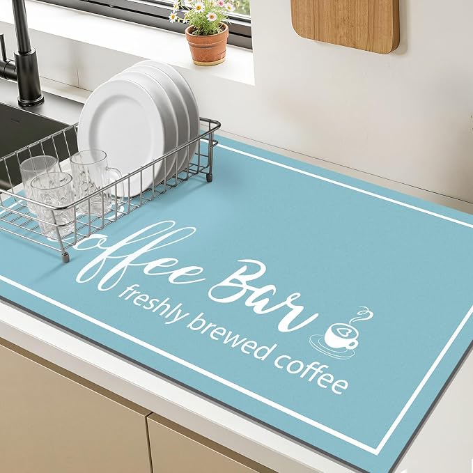 Findosom Dish Drying Mat, Cuttable Drying Mat - Image 9