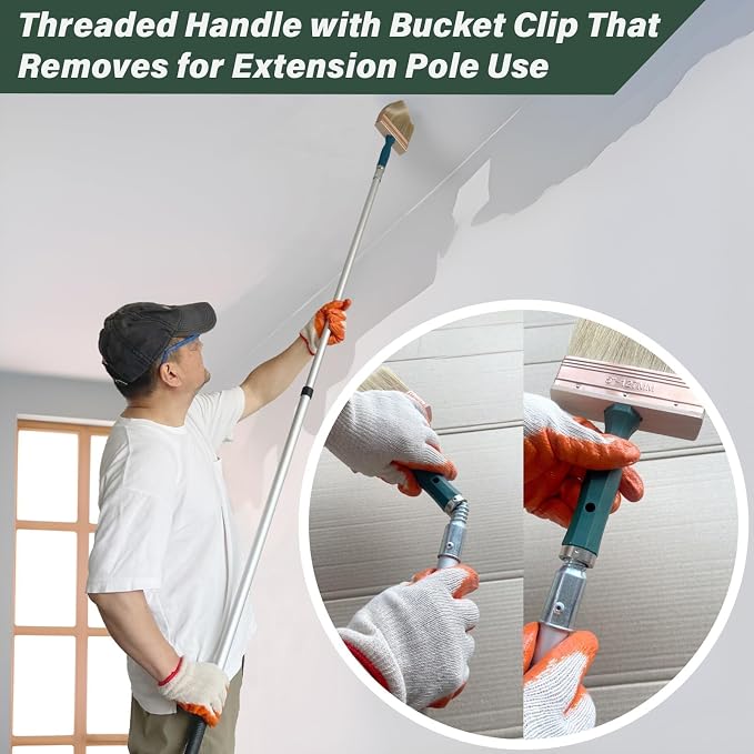 7 Inch Paint Brush, Quick Deck Brush - Image 3