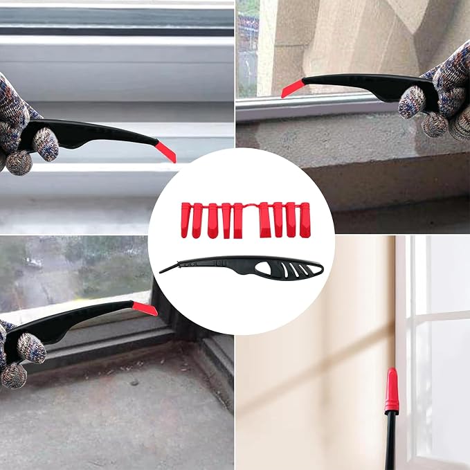 Caulk Scraper Remover Tool | 9 in 1 Ergonomic Paint Sealant Spatula | Caulk - Image 4