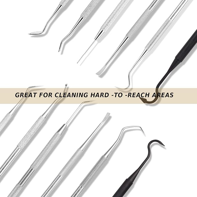 Gun Cleaning Brushes Picks Kit Set Brass Copper Steel Nylon Stainless Steel - Image 3