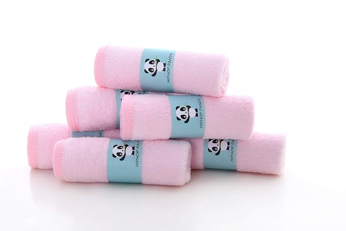 HIPHOP PANDA Baby Washcloths, Rayon Made from Bamboo - Image 4