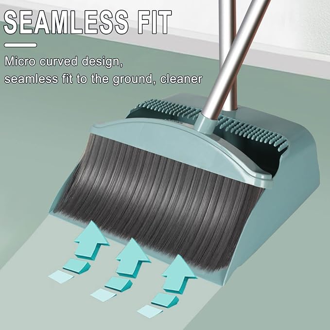 Long Handle Broom and Dustpan Set - Image 7