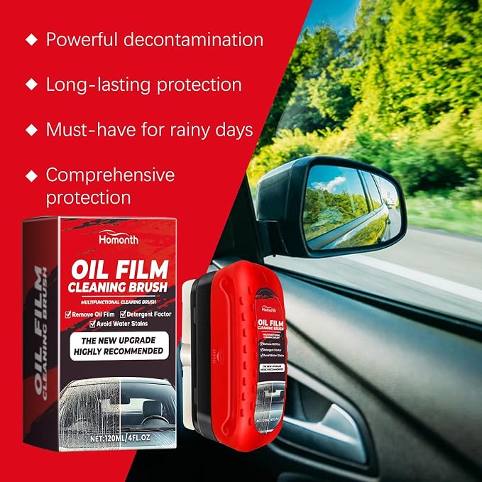 2pack Automotive Oil Film Cleaning Brush New Glass Coating - Image 4
