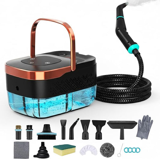 Steam Cleaner, 4 Bar High Pressure Steamer, 15s Fast Heat-Up, 6 Level by BietrunPro