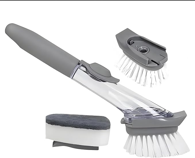 Soap Dispensing Dish Brush by Unknown