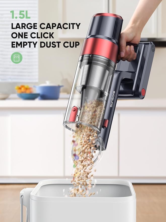 Cordless Vacuum Cleaner, 450W 40Kpa Stick Vacuum - Image 7