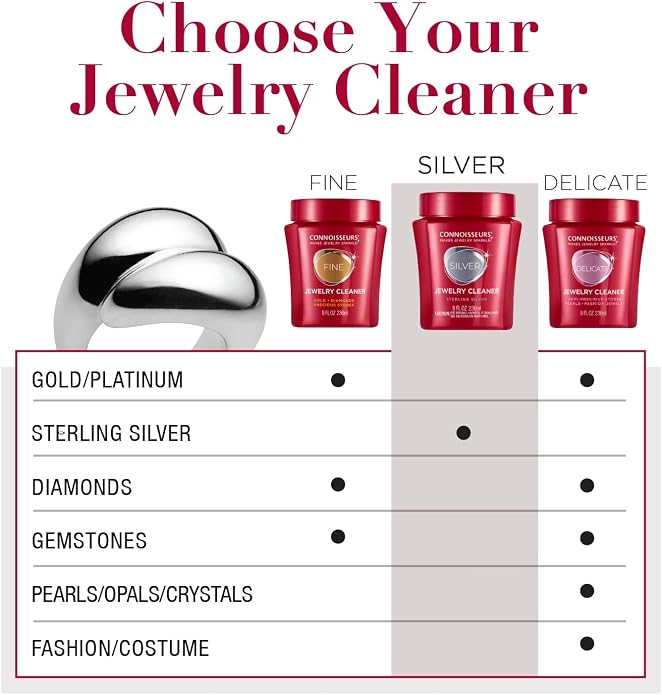 CONNOISSEURS Premium Edition Jewelry Cleaner, Value Size 9.6oz - Image 2