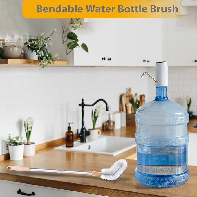 Water Bottle Cleaning Brush, 2 Pack 28inch Bendable Water Bottle Brush Long - Image 7