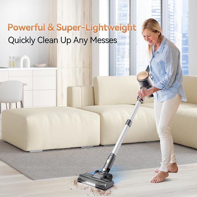N8 Cordless Vacuum Cleaner, Lightweight Stick Vacuum - Image 2