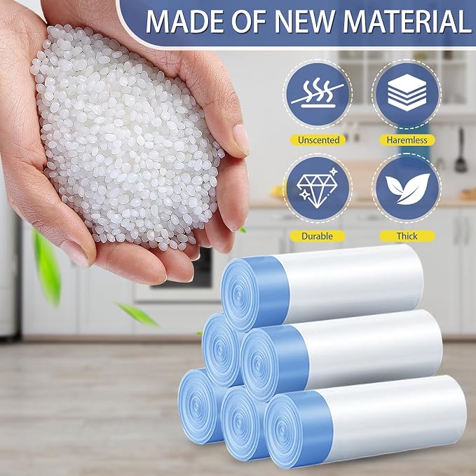 150 Count 4 Gallon Trash Bags Drawstring - Image 7