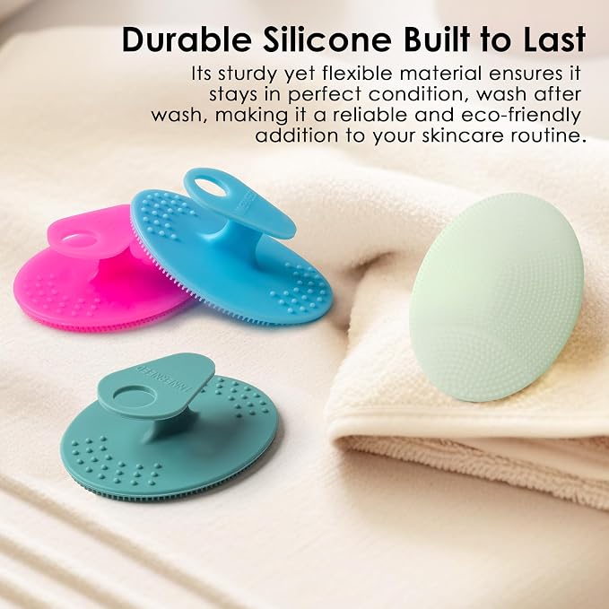 4 Pack INNERNEED Silicone Face Scrubber - Image 2