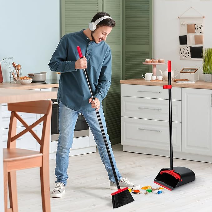 TreeLen Dust Pan and Broom/Dustpan Cleans Broom Combo - Image 5