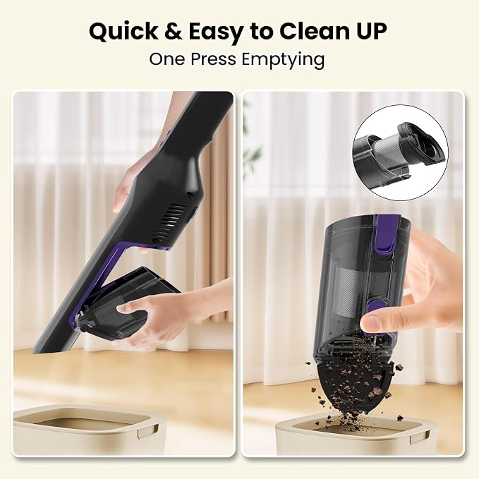 Cordless Handheld Vacuum, 24Kpa Car Vacuum - Image 6