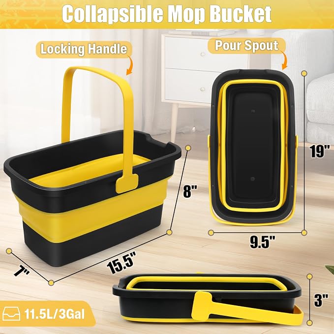 Collapsible Mop Bucket for Cleaning - Image 6