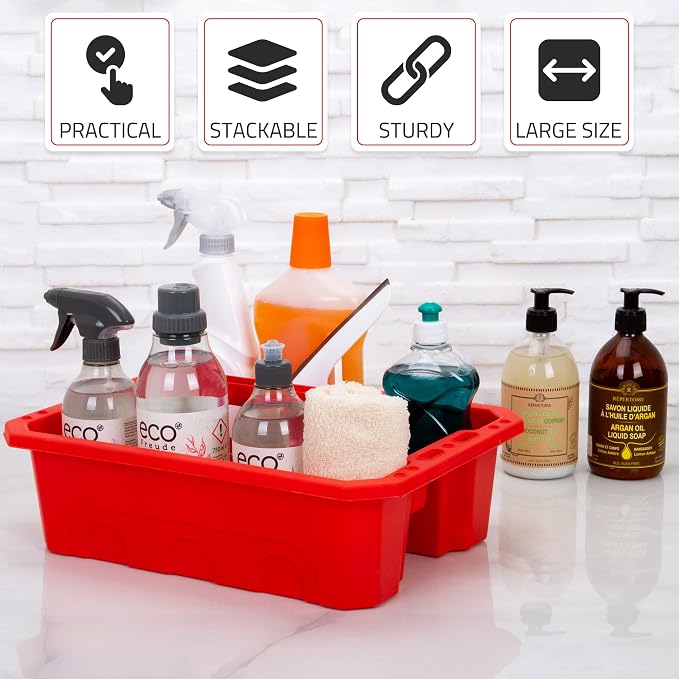 CANOPUS Storage Tray Tote with Functional Holes - Image 3