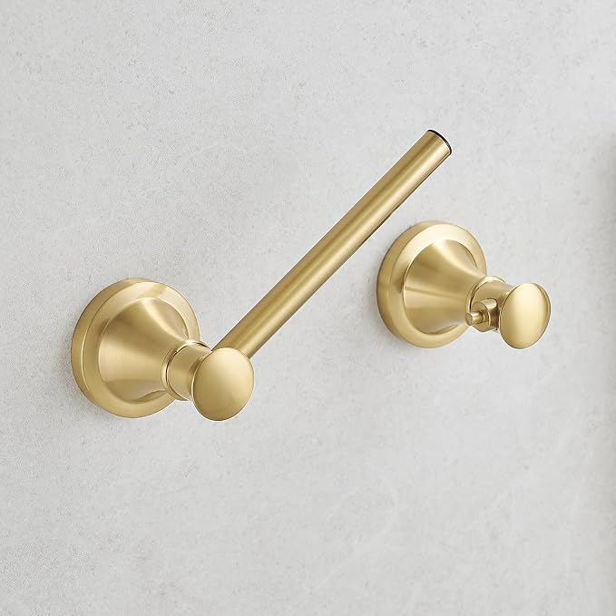 Hoimpro Wall Mounted Rustproof Toilet Tissue Paper Holder Bathroom Accessories - Image 6