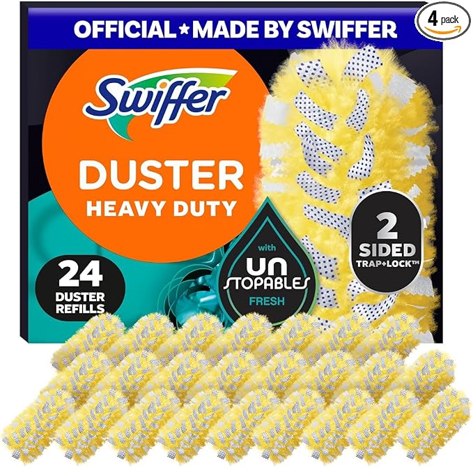 Swiffer Dusters Heavy Duty, Feather Head Multi-Surface Duster Refills by Swiffer