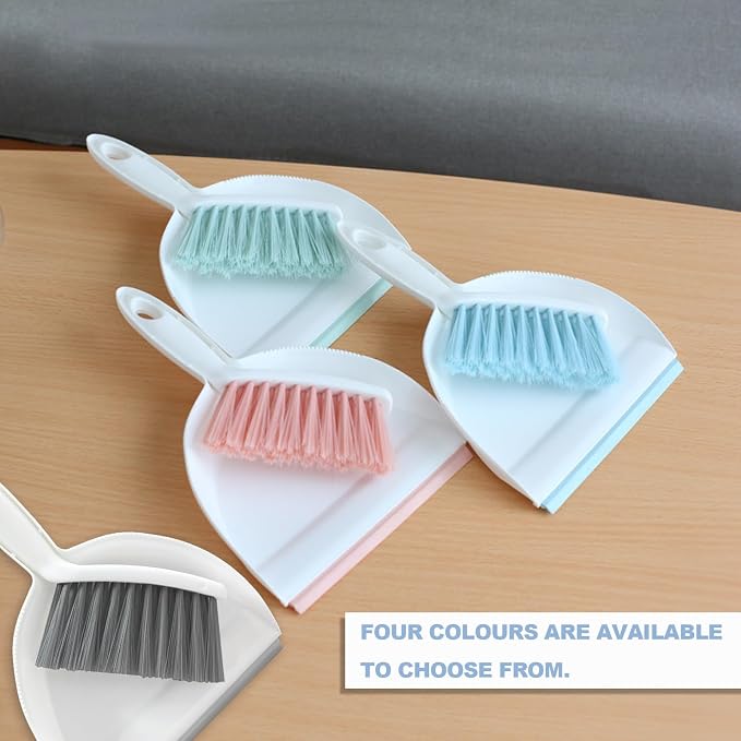 Mini Broom and Dustpan Set Small Dust pan & Brush Set Portable Cleaning Tools - Image 7