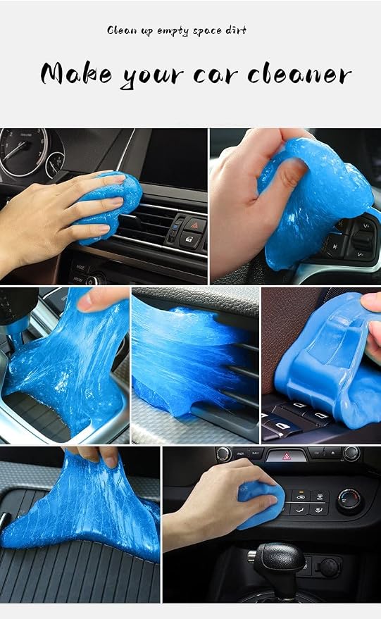 Car Cleaning Soft Gel, car dusting Gel car Cleaning Tools car Crevice Keyboard - Image 8