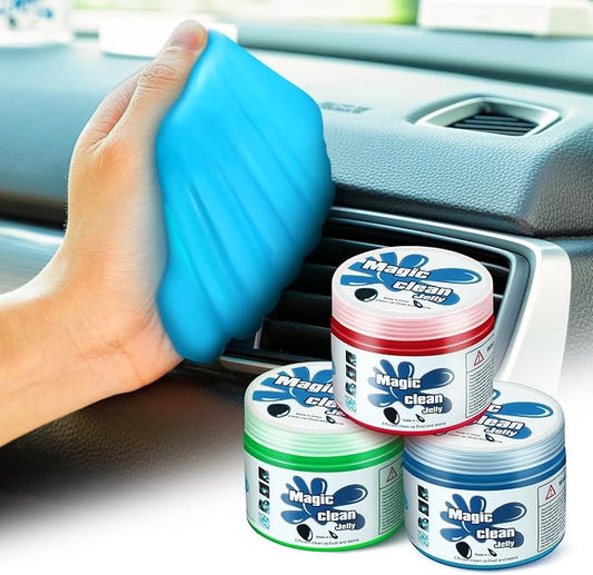 DNA MOTORING 3 Pack Car Cleaning Gels Auto Detailing Tools Cleaning Putty Car - Image 2